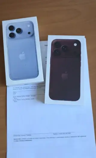 Apple iphone 18 PRO 256 GB burgundy modrý nový Praha/Liberec