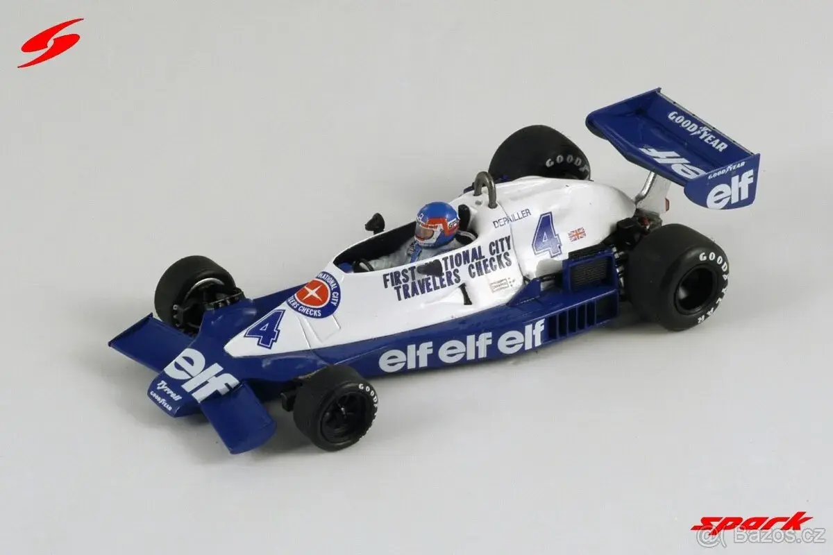 F1 Tyrrell 008 #4 Patrick Depailler 1978 Spark S1730 1:43