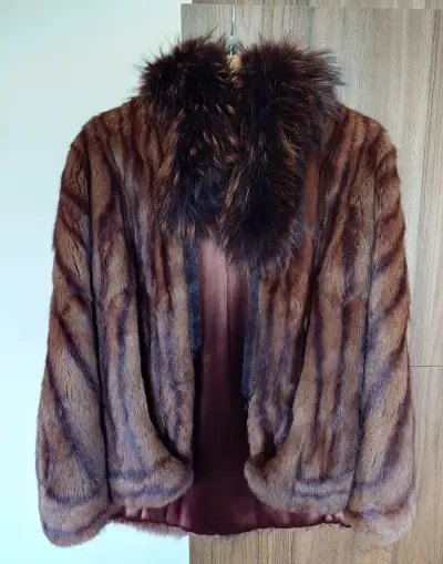 Norkový kožich - pléd