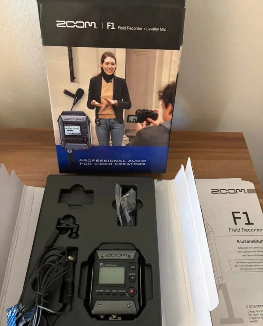 Profesionální audio rekordér Zoom F1 + klopový mikrofon