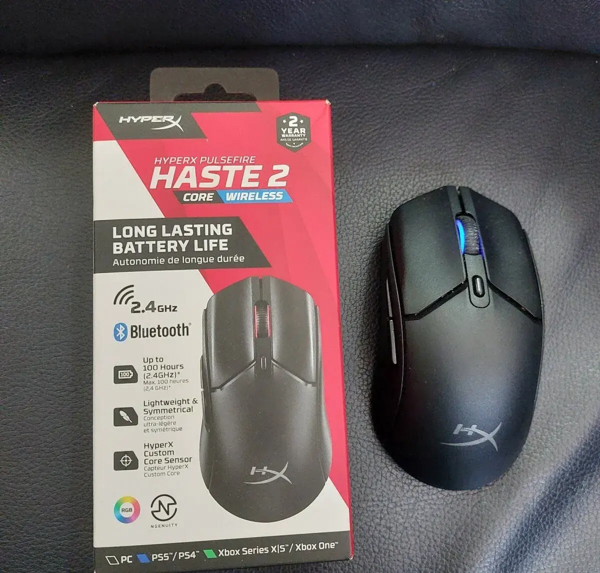 Herní bezdrátová myš HyperX Pulsefire Haste 2 Core, NOVÁ