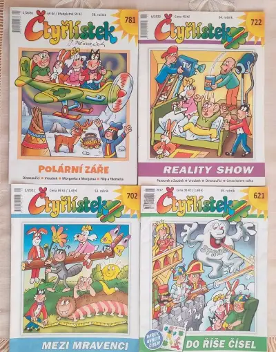Čtyřlístek č. 621, 702, 722, 781