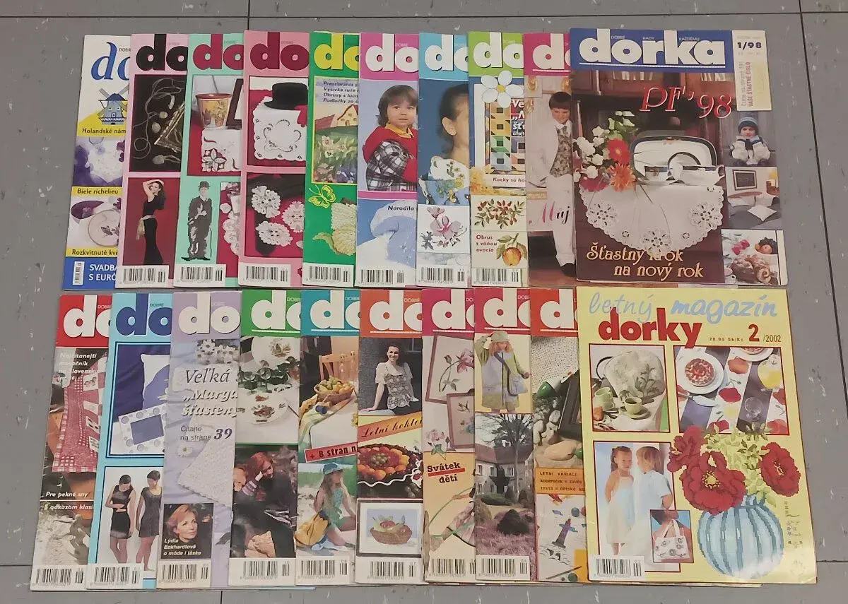 20x časopis DORKA z období 1998-2004