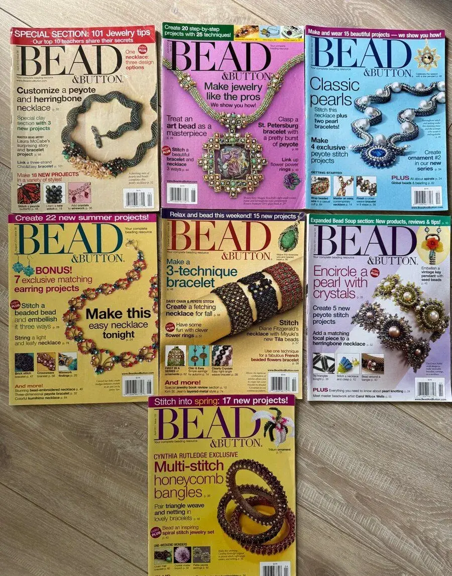 Časopisy o korálcích Bead&Button AJ 2010/2011