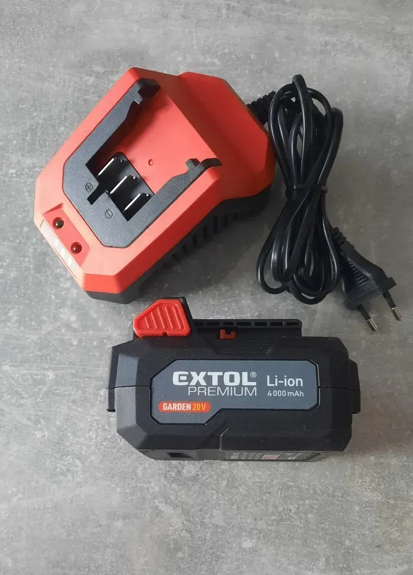 Nabíječka Extol + Akumulátor 4000 mAh GARDEN20V