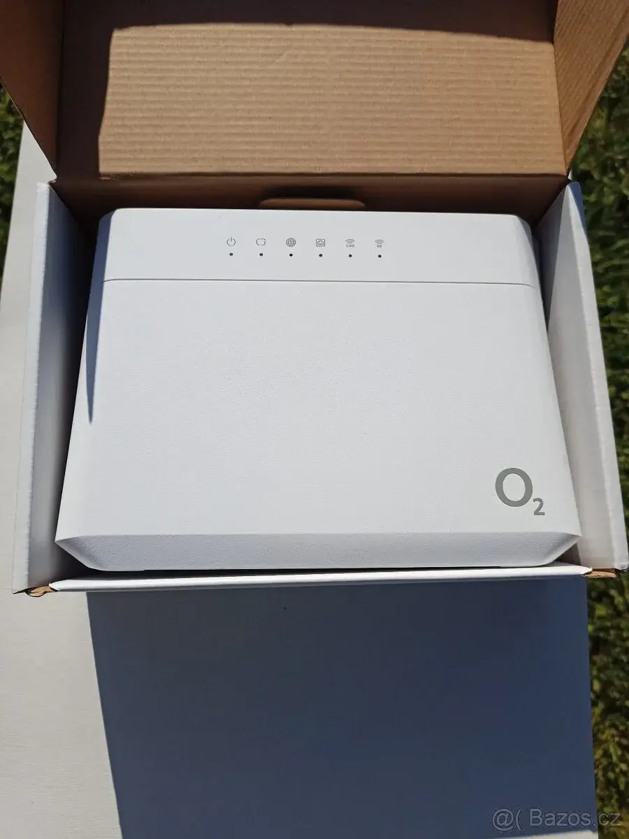 Výkonný modem O2 Gateway – Kompletní balení v krabici (TOP s