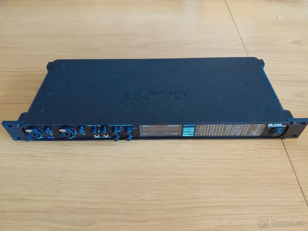 MOTU 828 mk3 Hybrid, externí audio karta ve studiové kvalitě
