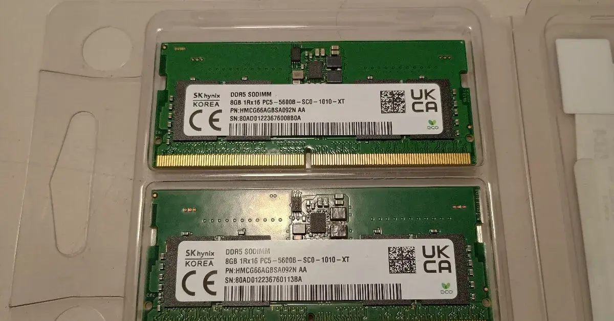 DDR5 5600 kit 16GB