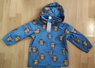 Softshellová bunda Lindex s opicemi vel. 116