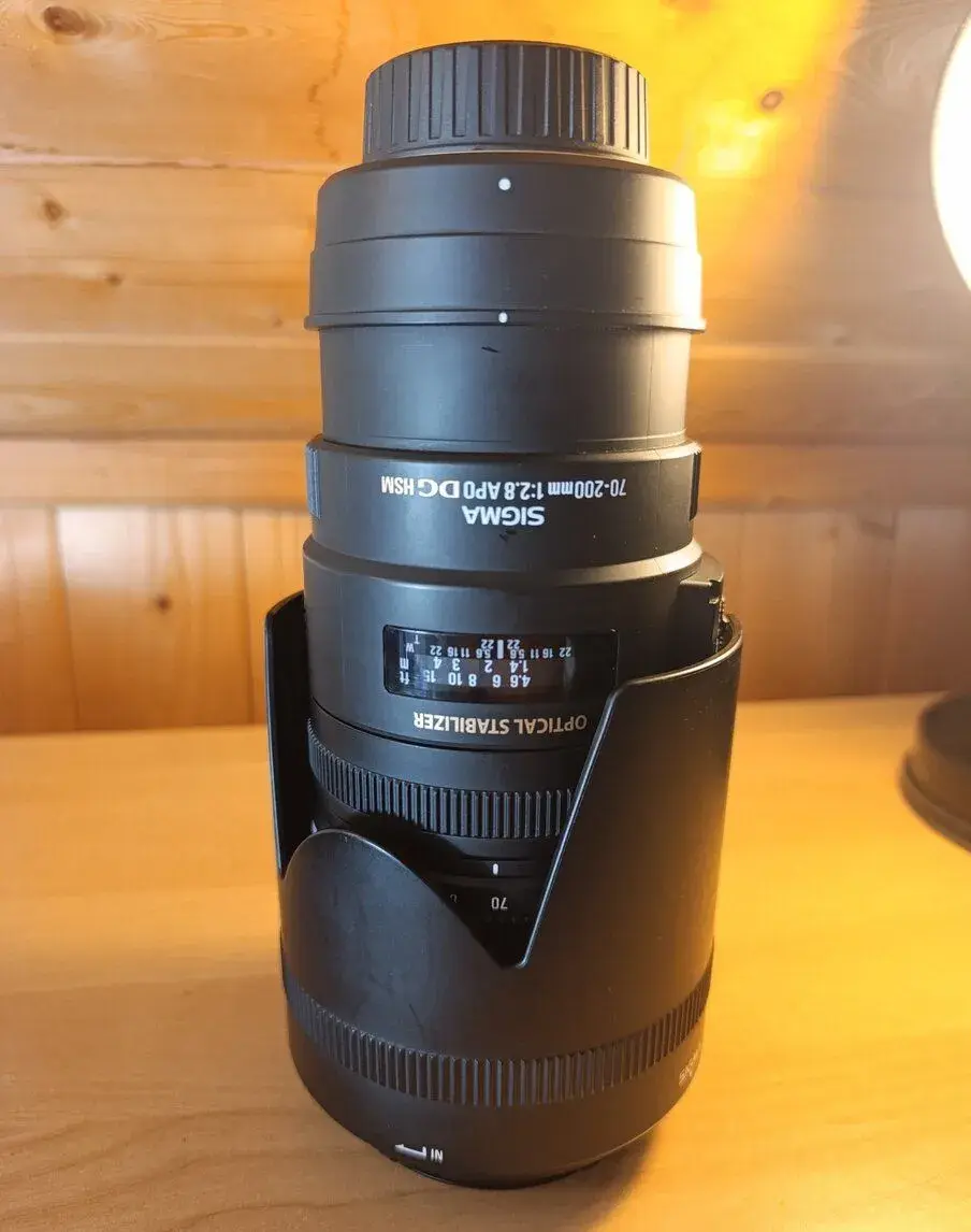 Sigma 70-200 mm, 1:28 APO DG HSM EX - stabilizace, Nikon