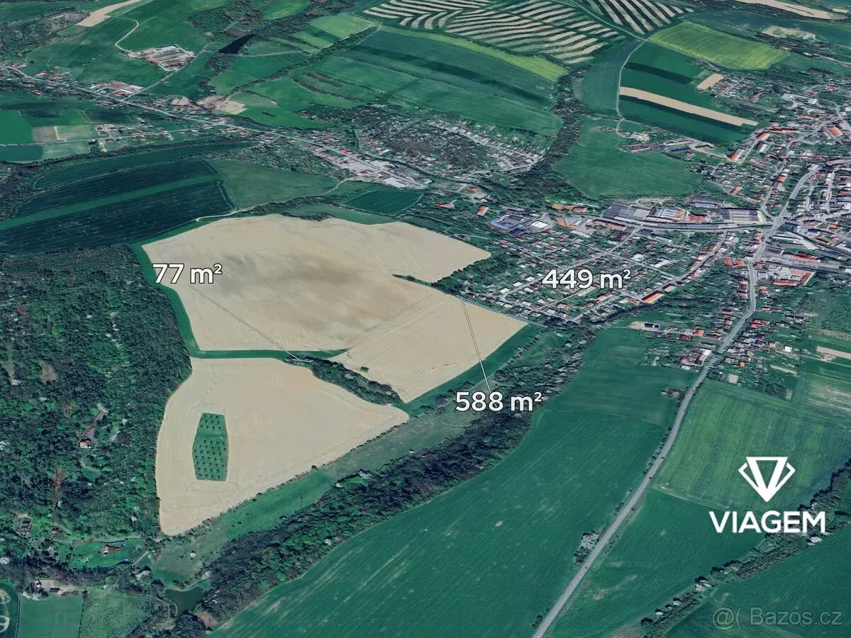 Zahrada 1 114 m², Podíl 25 % o výměře 279 m²