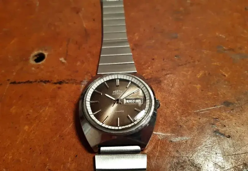 Francouzské hodinky MATY Besançon Automatic, rok 1969