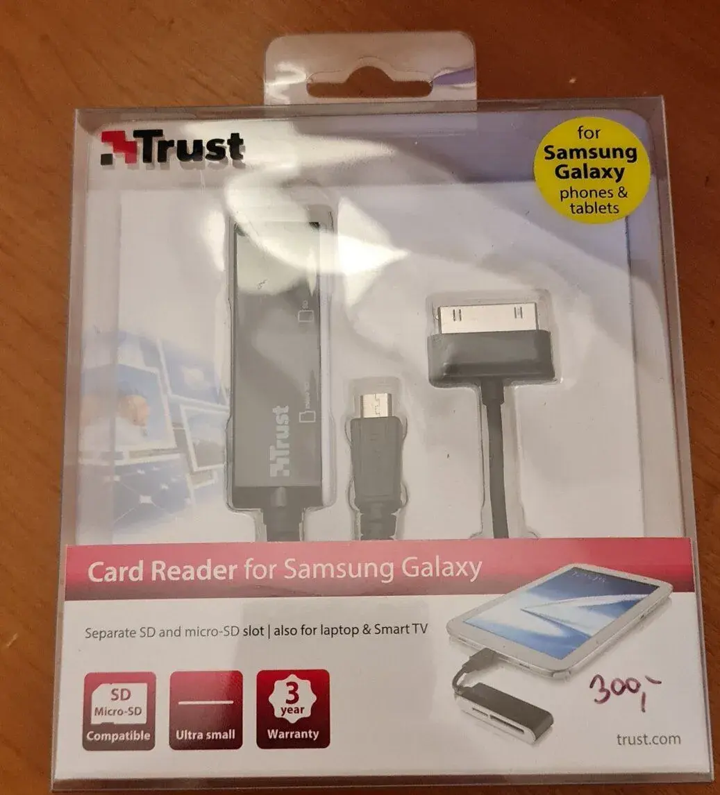 TRUST čtečka karet na micro USB, nová