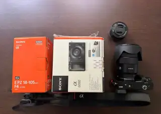 Sony A6000 + Sony 18–105 mm f/4 G OSS + setový objektiv