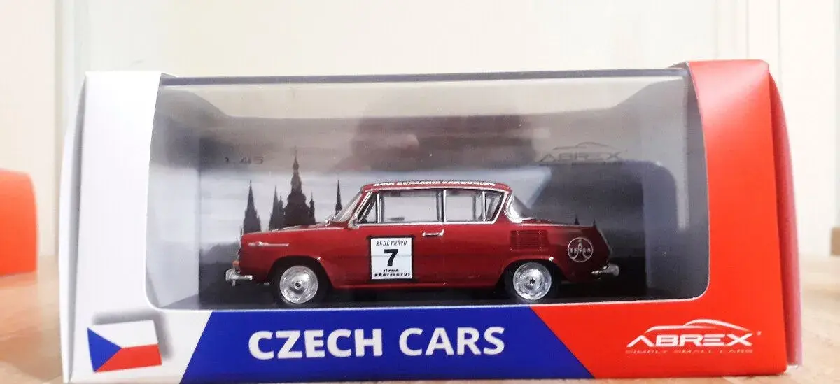 Abrex 1:43 Škoda 1100MBX Retroměstečko 2020 červená
