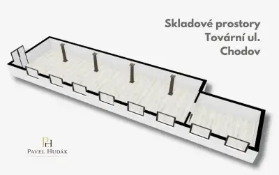 Pronájem, sklad, 116 m², Chodov, ul. Tovární