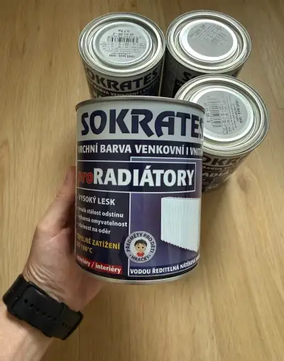 Barva na radiátory Sokrates – 4 ks