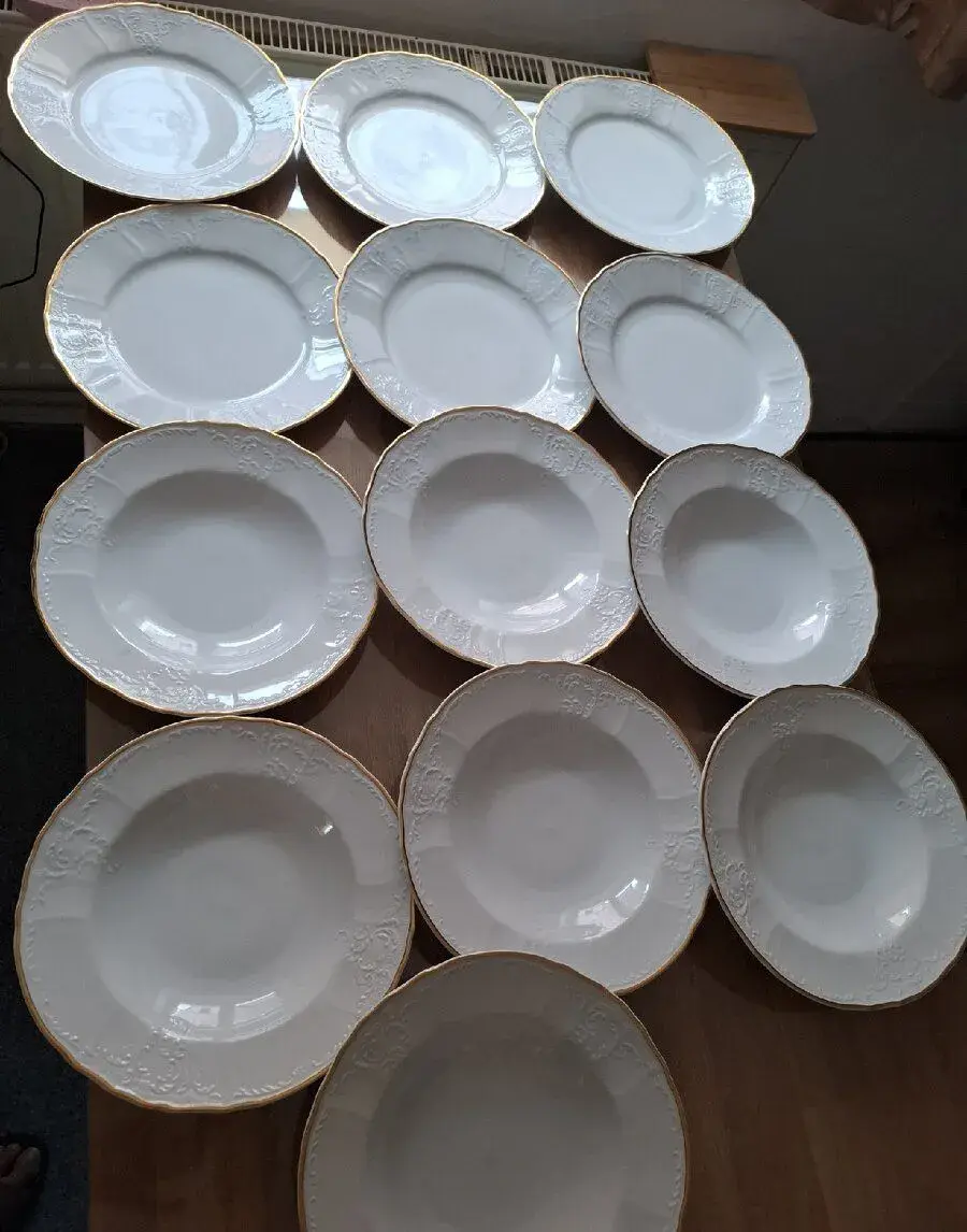 Porcelánové talíře Bernadotte -Thun 1794