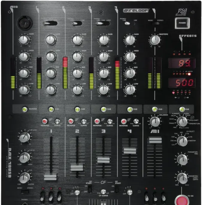 DJ mix pult Reloop RMX-40 USB na opravu-komplet Super stav