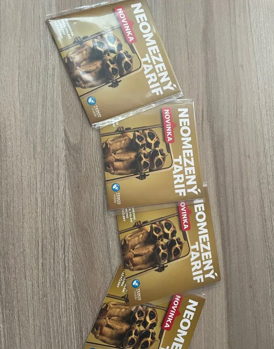 Tesco sim karty NOVÉ