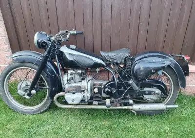 Douglas 350cc OHV.1951