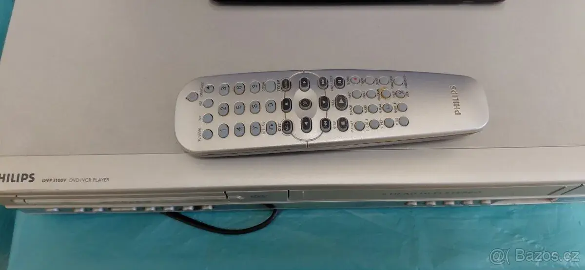 Combo philips dvd,vhs.plně funkč̣ní