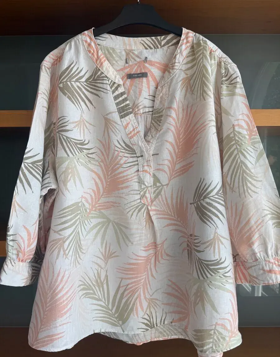 Lněná halenka / košile, zn. C&A, vel. XL/XXL