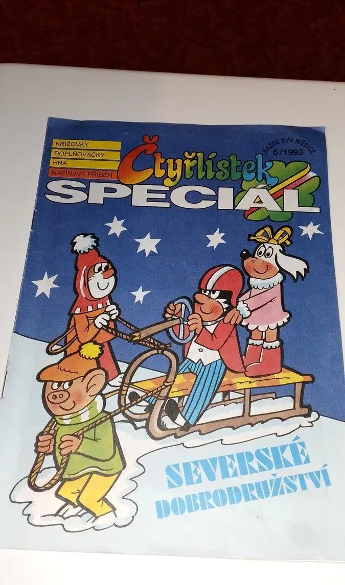 Čtyřlístek speciál- severské dobrodružství6/93 za 110kč