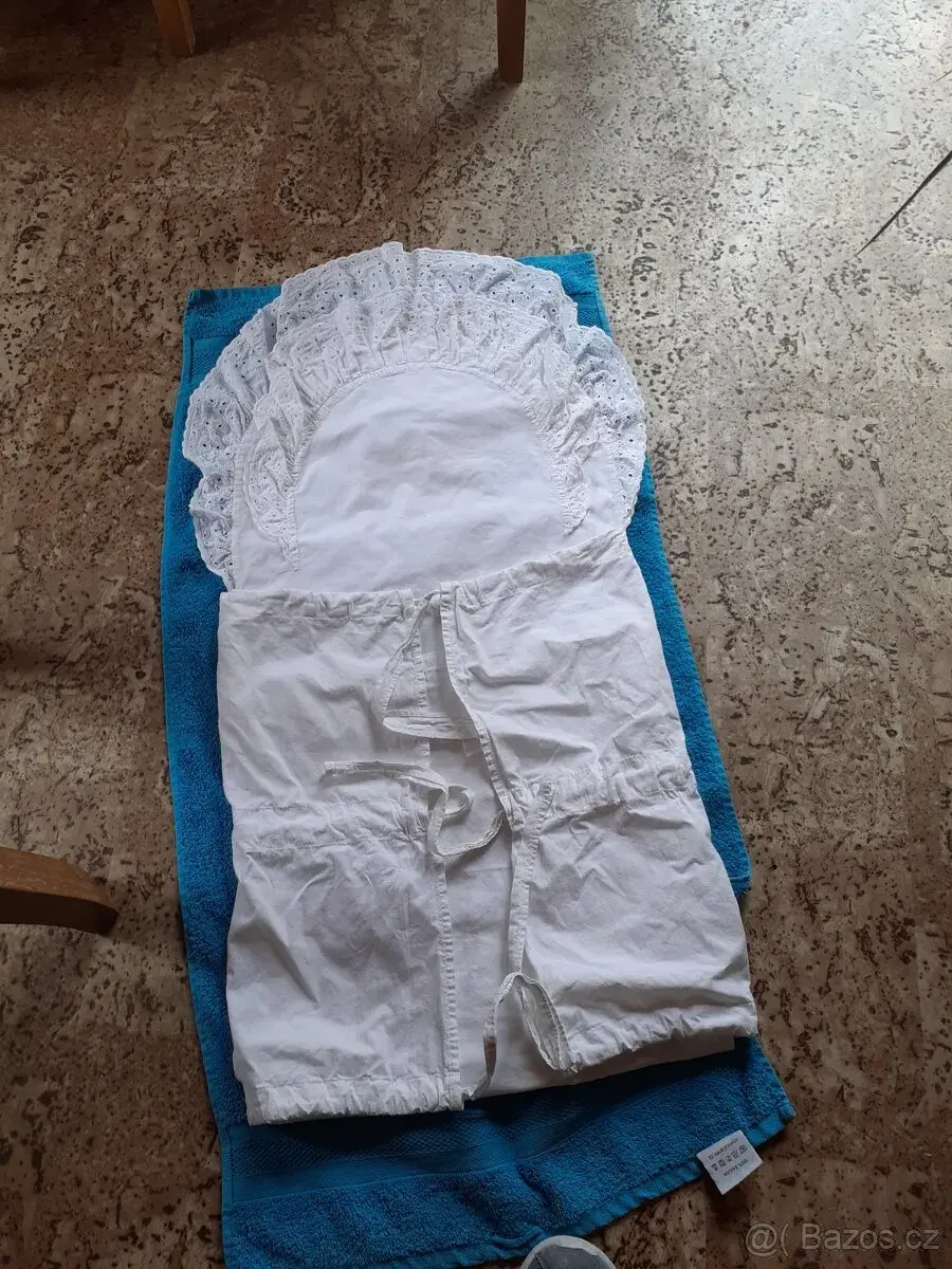 Retro zavinovačka, plátěné košilky kojenecké