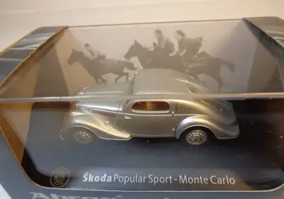 Abrex model 1/43 Škoda Popular Sport - Monte Carlo
