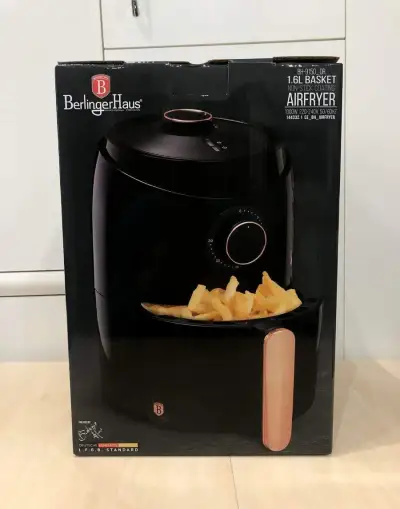 BERLINGERHAUS Horkovzdušná fritéza 1000 W -NEPOUŽITÁ