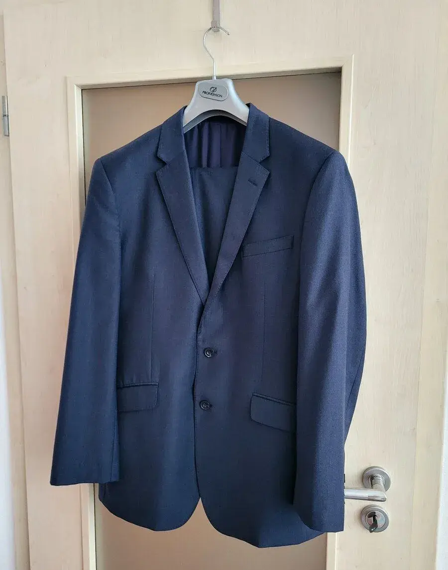 pánský oblek T.M. Lewin (vel. 52/L) – Merino vlna