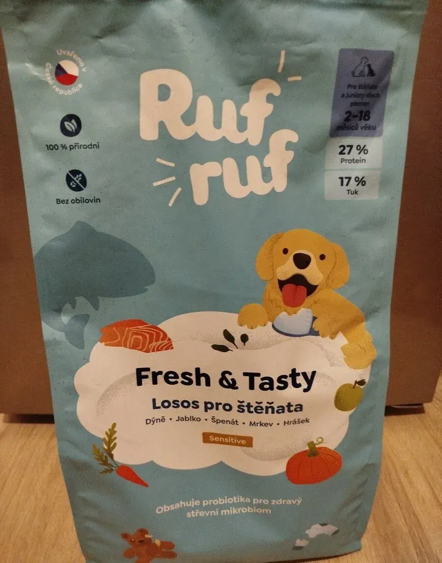 Granule RUF RUF losos pro štěňata