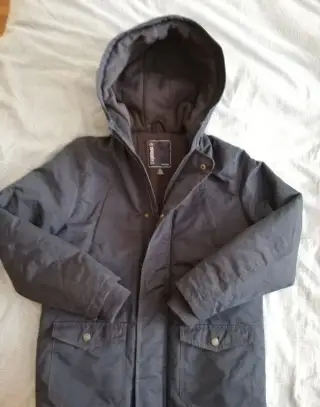 zimní chlapecká tm. modrá bunda 12/13 let