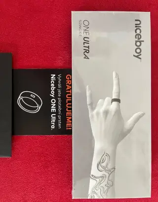 NOVÝ Smart prsten Niceboy ONE Ultra + Sizing Kit (Vlastní ve