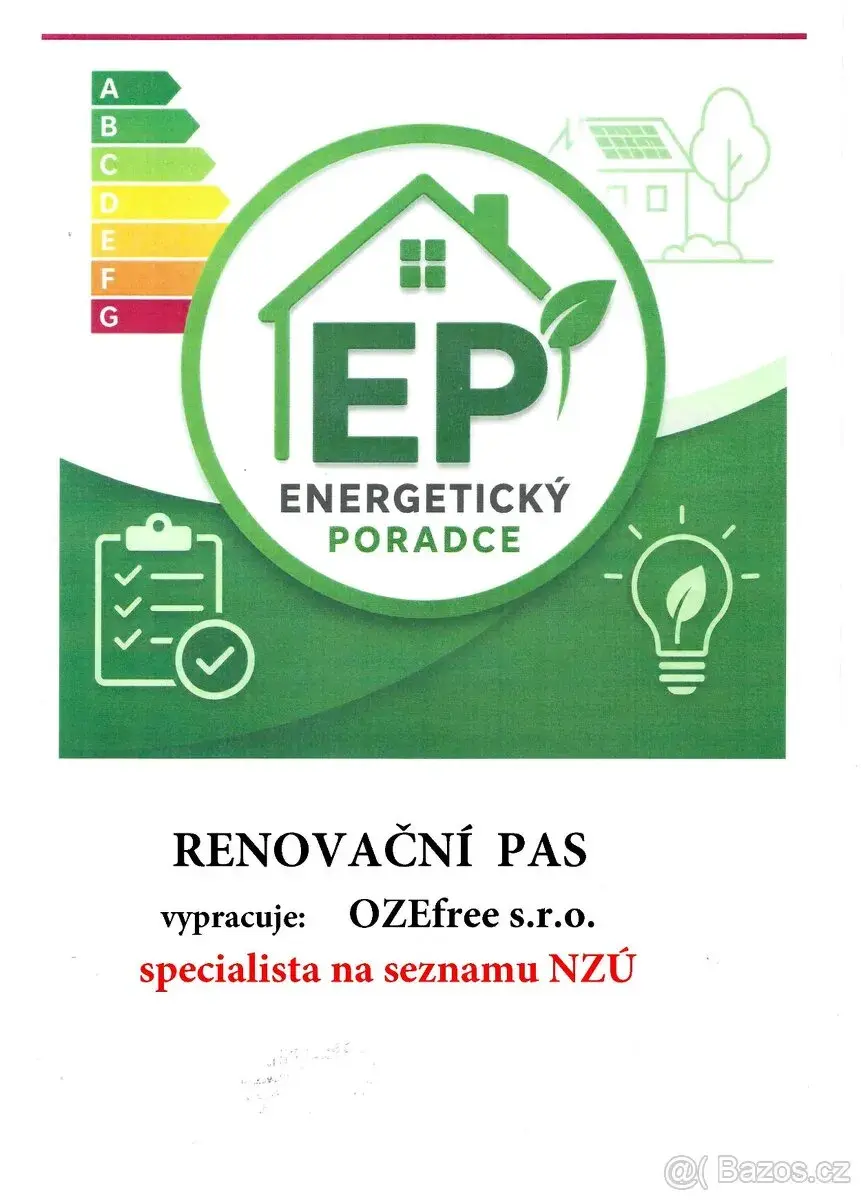 Bezúročný úvěr/Renovační Pas pro RD a Bytové domy