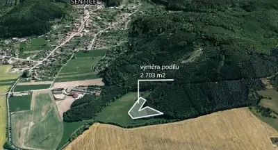 Pole 5 406 m², Podíl 50 % o výměře 2 703 m²