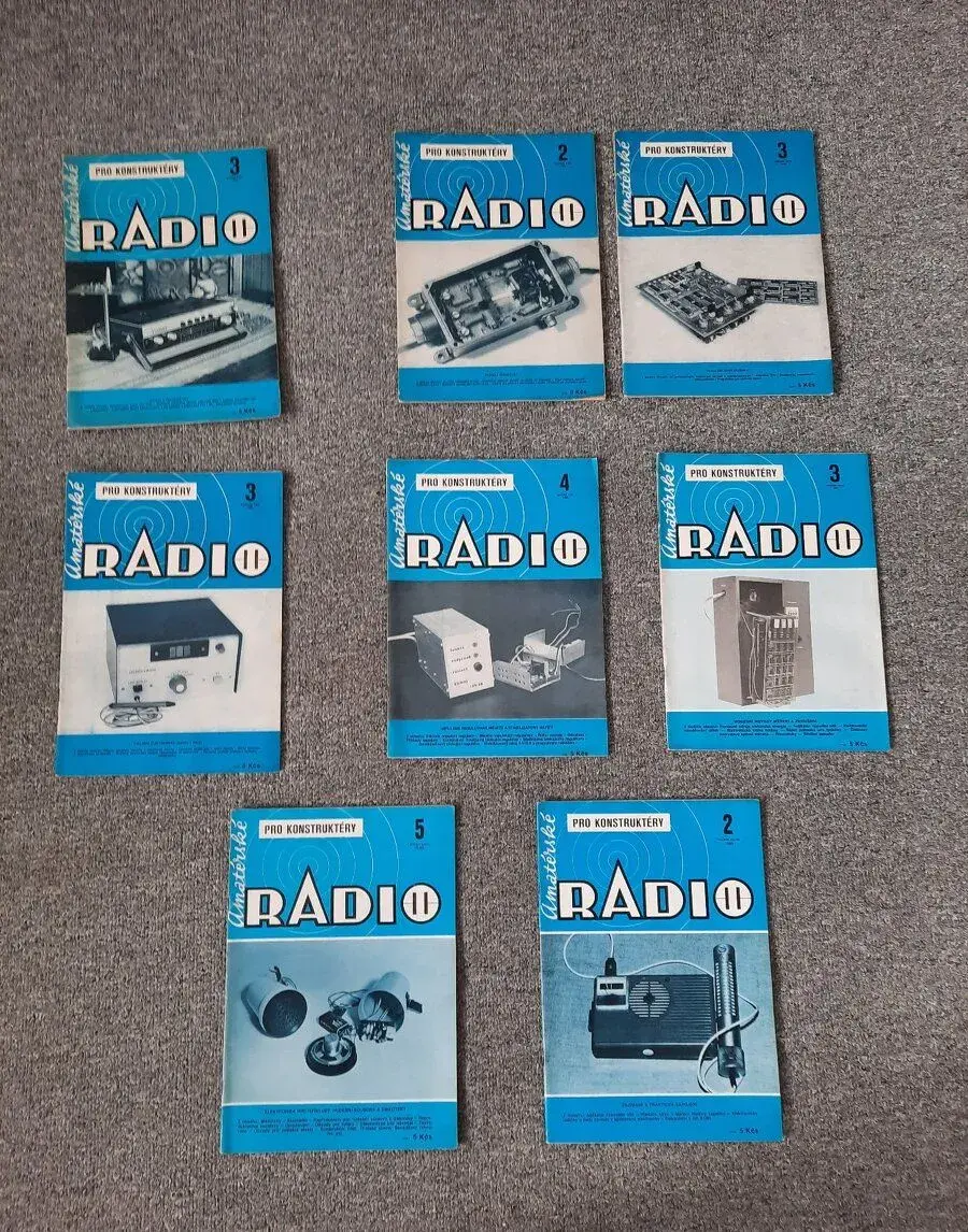 Amatérské rádio pro konstruktéry - modré 1979-1989