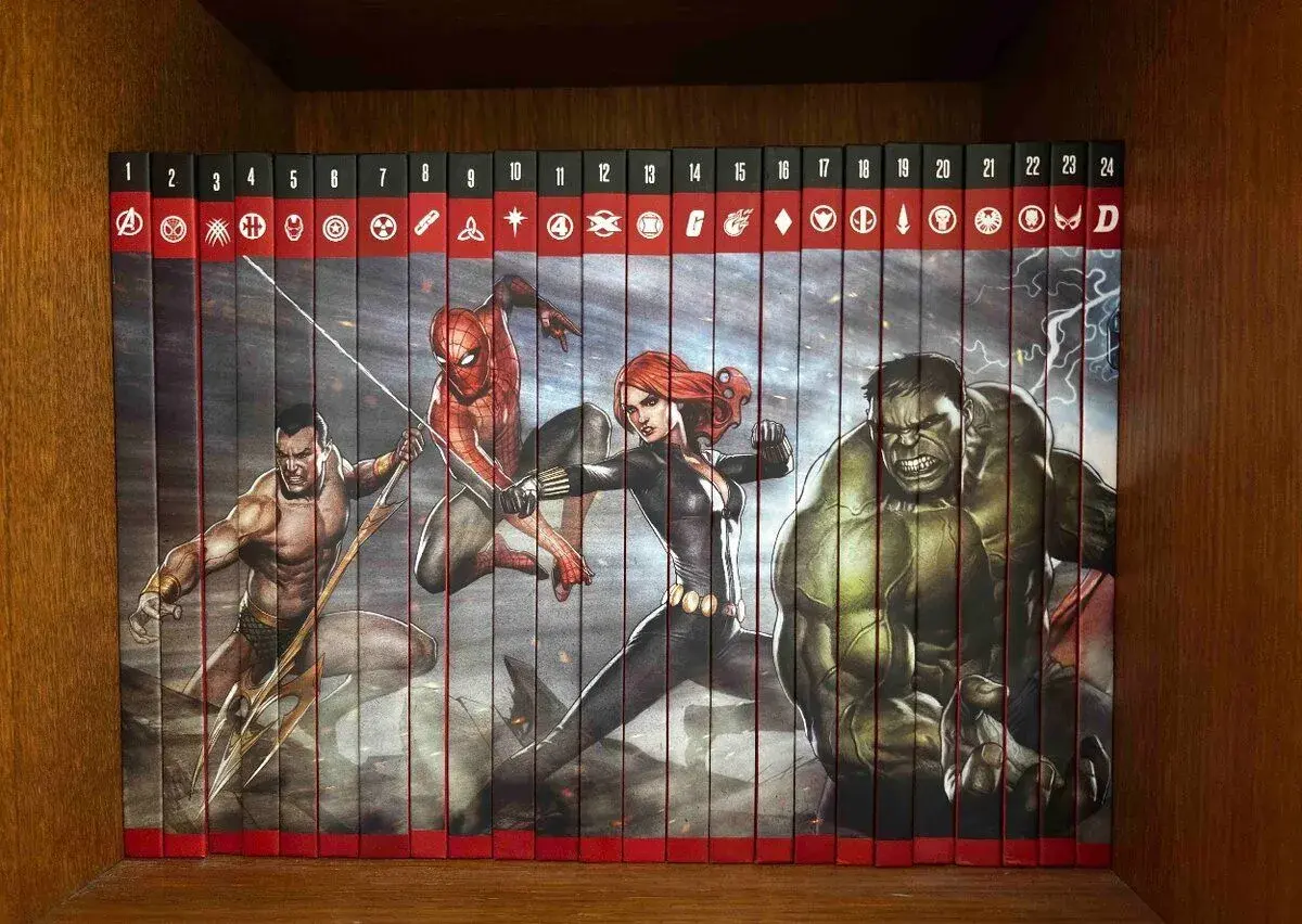 MARVEL – sbírka 57 komiksů – STAV