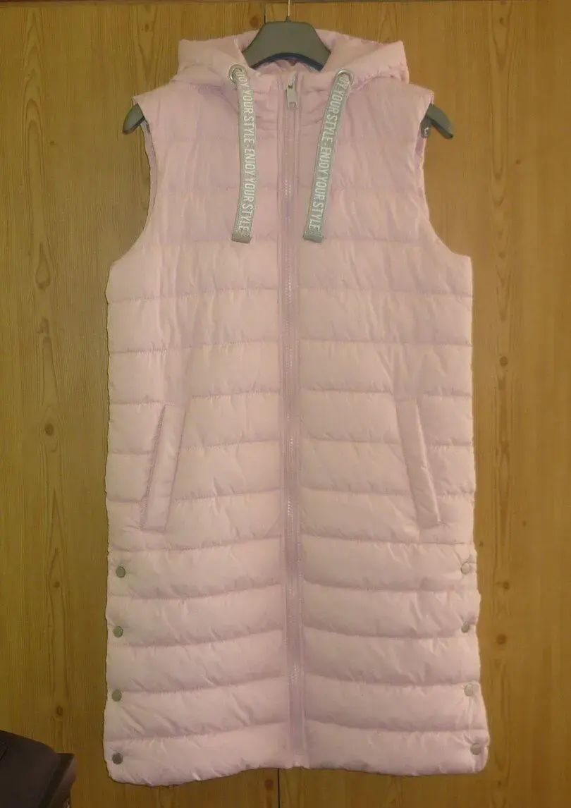 Světle růžová dámská zimní vesta Takko Fashion