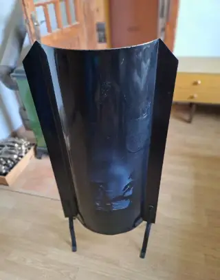Retro zástěna ke kamnům