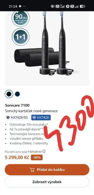 Philips Sonicare 7100 1+1