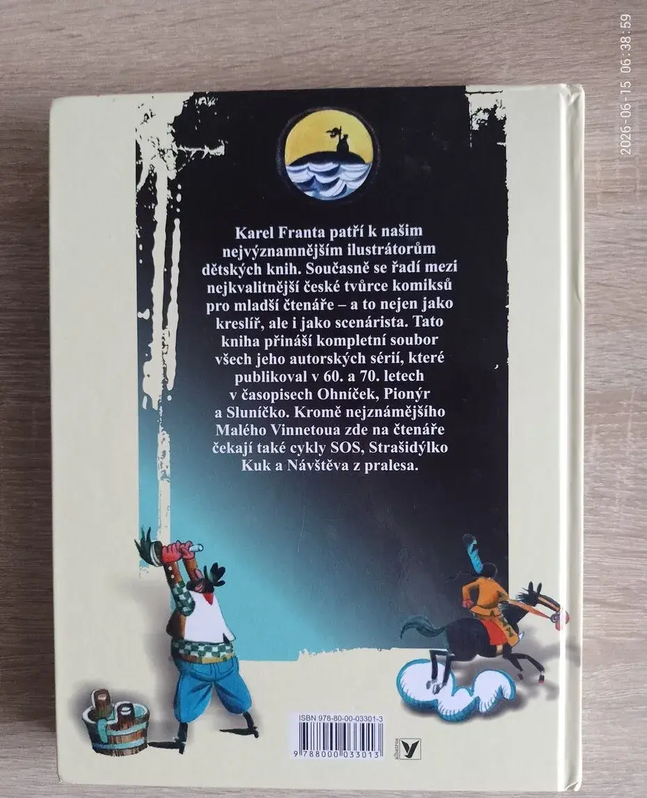 Kniha komiksů Karel Franta