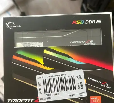 G.SKILL 32GB KIT DDR5 6000MHz CL30 Trident Z5 NEO RGB