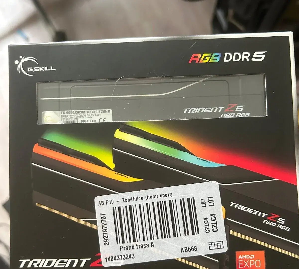 G.SKILL 32GB KIT DDR5 6000MHz CL30 Trident Z5 NEO RGB
