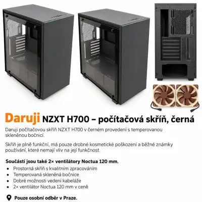 NZXT H700 – počítačová skříň, černá