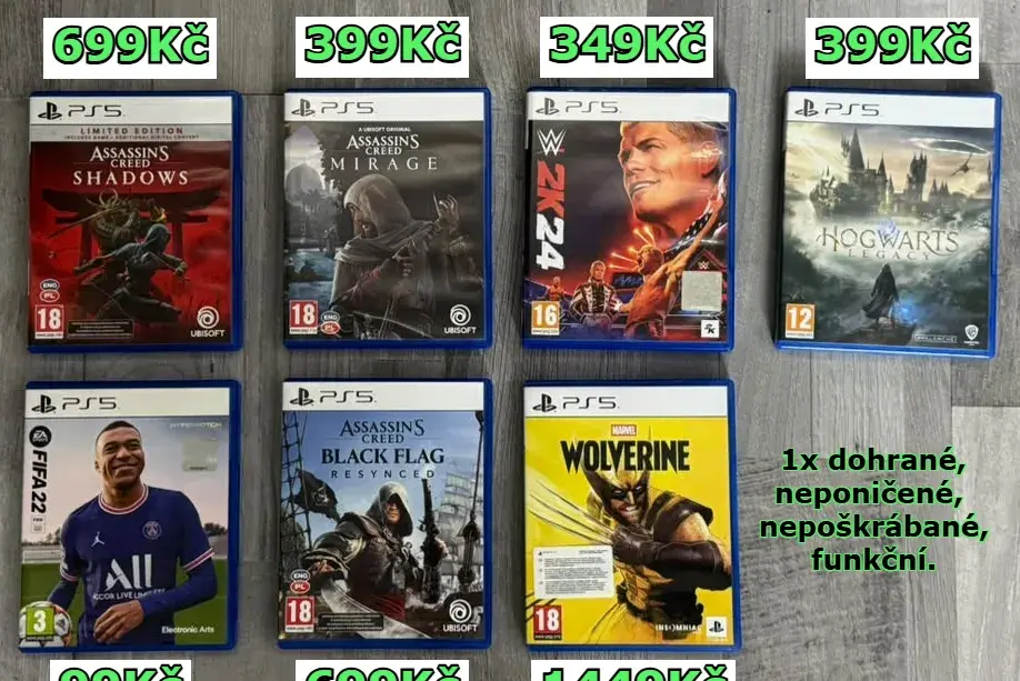 Hry na PlayStation 5 - Super stav, jako nové, neponičené