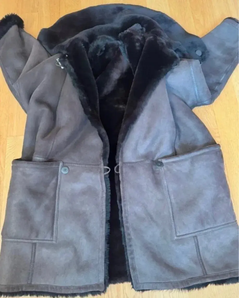 Shearling oboustranný kabát zn.Gimo’s, vel.Xl/XXL.