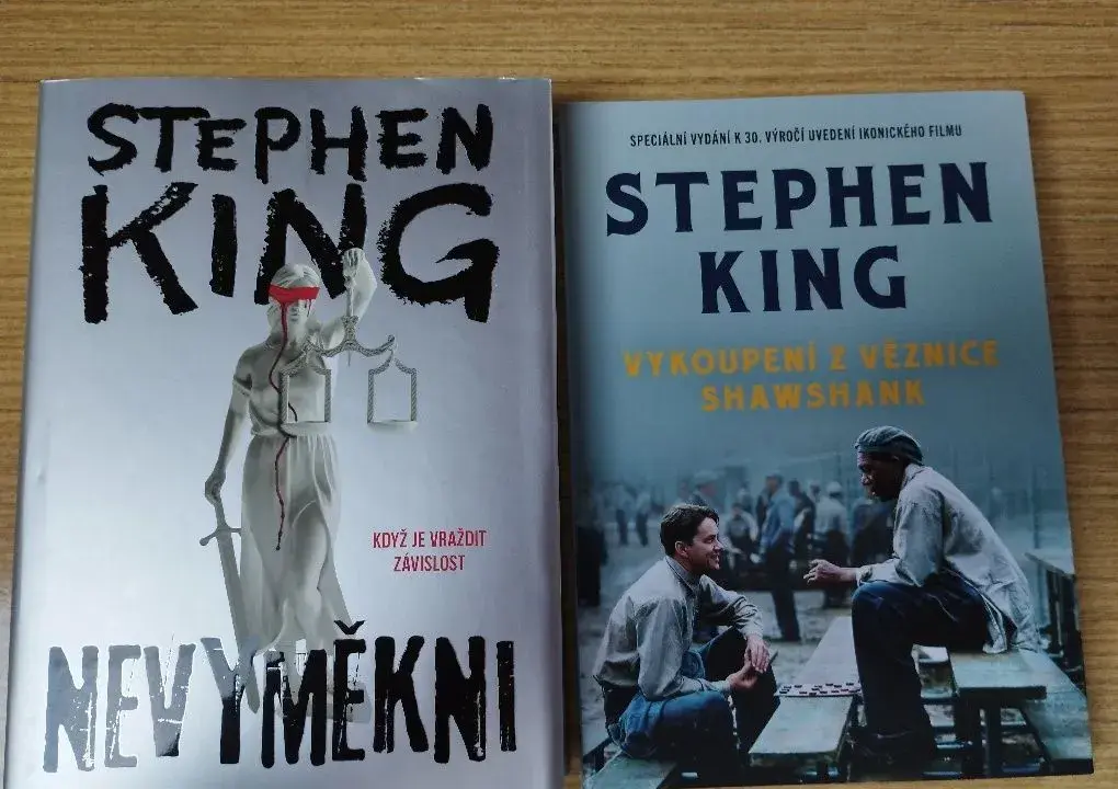 2x STEPHEN KING: Nevyměkni, Vykoupení z věznice Shawshank