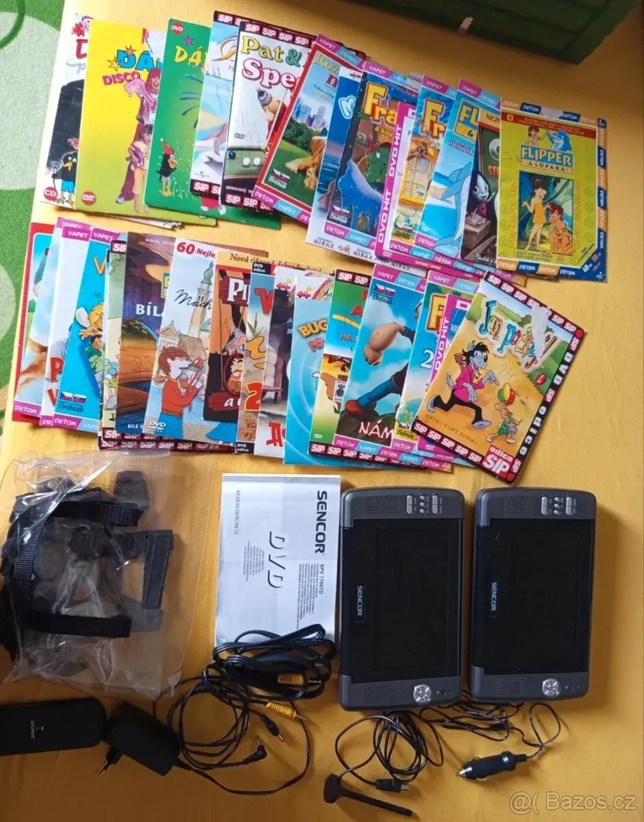 Přenosné DVD přehrávače Sencor + DVD a CD